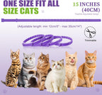Calming Collar for Cats | Calming Cat Collars Adjustable Soother Anxiety Relief & Stress | Comfort Cat Calm Collars Water Resistant | Pheromone Collar for Cats Rapid Effect Lasts 45 Days (Purple)