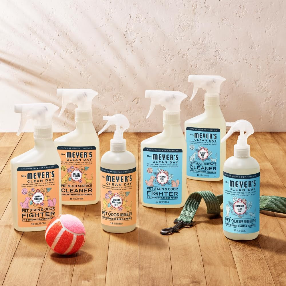 MRS. MEYER'S CLEAN DAY Pet Odor Neutralizer, Coconut Leaf Scent, 12Oz